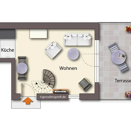 Апартаменты Brise Gartenhaus Brunnenstrasse App 06 *